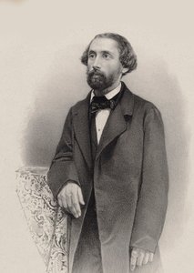 Ritratto del pianista e compositore Julius Schulhoff 1825-1898, 1860 da Unbekannt
