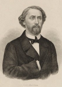 Ritratto del pianista e compositore Julius Schulhoff, 1825-1898, 1860 da Unbekannt