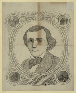 Ritratto del democratico rivoluzionario Nikolay Chernyshevsky 1828-1889, anni 1890 da Unbekannt
