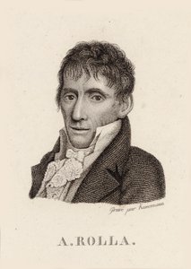 Ritratto del violinista e compositore Alessandro Rolla da Unbekannt