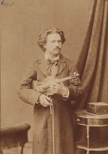Ritratto del violinista e compositore Frantisek Ondricek 1857-1922, 1882-1883 da Unbekannt