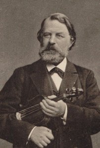Ritratto del violinista e compositore Joseph Joachim 1831-1907 da Unbekannt