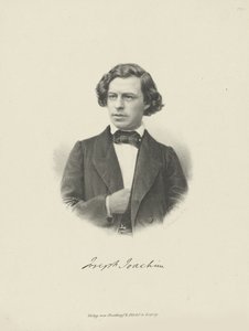 Ritratto del violinista e compositore Joseph Joachim 1831-1907, ca 1855