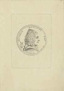 Ritratto del violinista e compositore Michele Mascitti 1663-1760, 1726 da Unbekannt