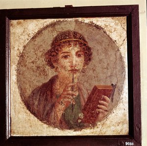 Ritratto di Saffo, Pompei, Italia