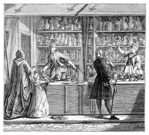 Negozio di ceramiche, 1885