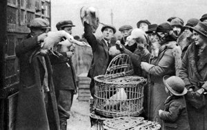 Mercanti di pollame, Caledonian Market, Londra, 1926-1927 da Unbekannt