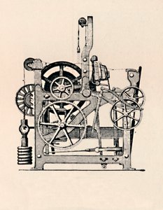 Telaio meccanico vista laterale, 1836, 1904 da Unbekannt