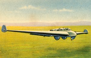 Aereo ad ala volante motorizzato, 1932 da Unbekannt