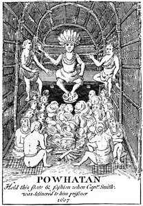 Powhatan in stato, 1607 c1880