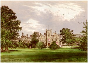 Preston Hall, Kent, casa della famiglia Brassey, c1880