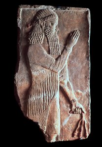 Sacerdote con un ramo di melograno, 722-705 a.C. da Unbekannt