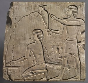 Sacerdoti che eseguono riti funebri, c. 667-647 a.C. da Unbekannt