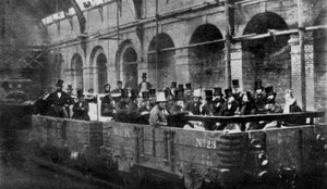 Il Primo Ministro William Gladstone inaugura la Metropolitana di Londra, 1863