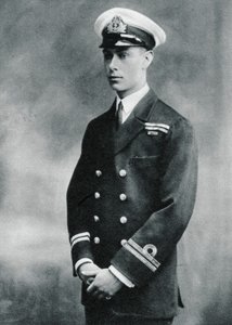 Il principe Alberto in uniforme da tenente della Royal Navy, 1918