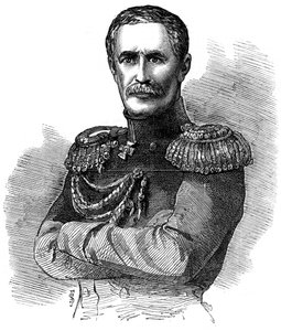 Principe Aleksandr Sergeyevich Menshikov, comandante militare russo, 1853