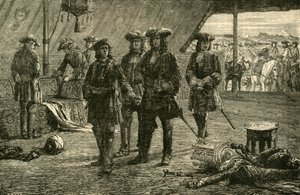 Il Principe Eugenio dopo la vittoria sui Turchi a Belgrado, 1717, 1890 da Unbekannt