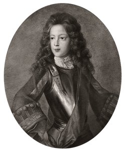 Principe Giacomo Francesco Edoardo Stuart, il Vecchio Pretendente, c1700 1906 da Unbekannt