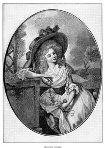 Principessa Sofia, quinta figlia di Giorgio III, XIX secolo da Unbekannt