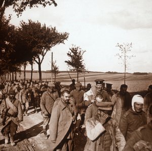 Prigionieri, Champagne, nord della Francia, c1914-c1918 da Unbekannt