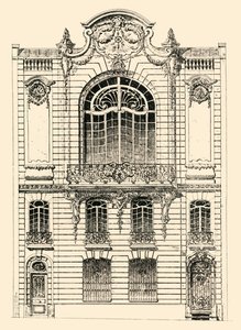 Casa privata a Parigi, 1903 da Unbekannt