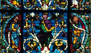 Profeta, vetrata, Cattedrale di Chartres, Francia da Unbekannt
