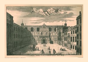 Prospetto della Guild Hall di Londra, 1755, 1886 da Unbekannt