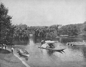 Giardino Pubblico e Lago, Boston, c1897 da Unbekannt