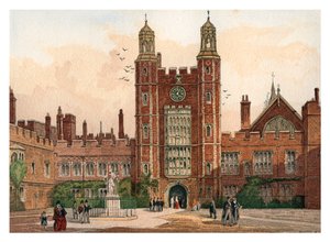 Cortile del Eton College, 1880 da Unbekannt