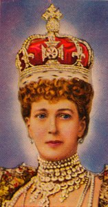 Regina Alessandra, consorte di Re Edoardo VII, alla sua incoronazione, 1902 da Unbekannt