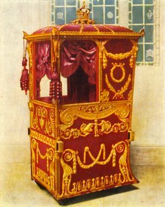 La sedia a portantina della regina Carlotta, 1938 da Unbekannt