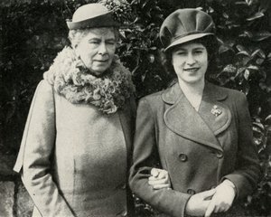 Regina Maria con la Principessa Elisabetta, aprile 1944, 1951