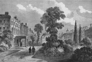 Queen Square, Bloomsbury, Londra, 1810 1878 da Unbekannt