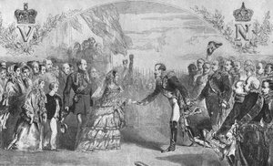 La regina Vittoria ricevuta a Boulogne dall