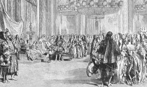 Ballo in costume di restauro della Regina Vittoria a Buckingham Palace, 6 giugno 1845 da Unbekannt