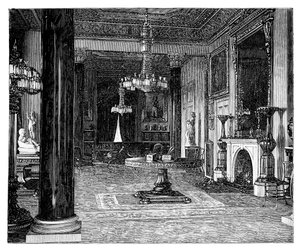 Sala da disegno della Regina Vittoria, Osborne House, Isola di Wight