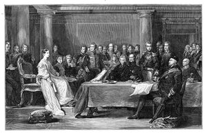 Il primo consiglio della Regina Vittoria, c1837