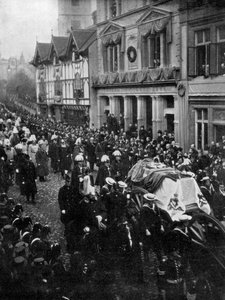 Processione funebre della Regina Vittoria, 1901 da Unbekannt