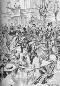 Ultima visita della regina Vittoria a Londra, marzo 1900 da Unbekannt