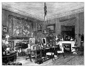 Sala privata della regina Vittoria, Osborne House, Isola di Wight da Unbekannt