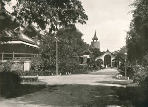 Torre di guardia della regina, il palazzo, Mandalay da Unbekannt