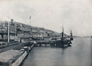 Queenstown - Vista lungo la riva, 1895 da Unbekannt