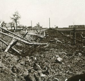 Ferrovia, Somme, Francia settentrionale, c1914-c1918 da Unbekannt