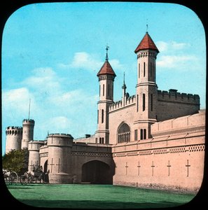 Stazione ferroviaria, Lahore, India, fine XIX o inizio XX secolo da Unbekannt