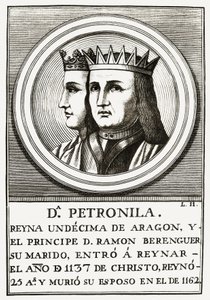 Raimondo Berengario IV di Barcellona e Petronilla Regina d