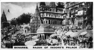 Palazzo del Rajah di Indore, Benares, India, c1925