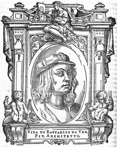 Raffaello. Da: Giorgio Vasari, Le vite dei più eccellenti pittori, scultori e architetti italiani, 1568 da Unbekannt