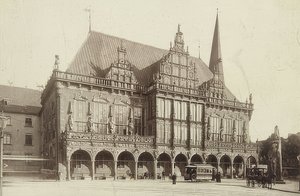 Municipio di Brema. Circa 1900 da Unbekannt