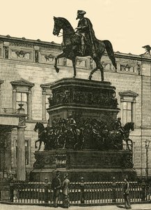 Statua di Federico il Grande di Rauch, Berlino, 1890 da Unbekannt