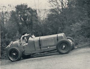 Raymond Mays E.R.A. che batte il record, 1935, la Shelsey Walsh Hill Climb, 1937 da Unbekannt